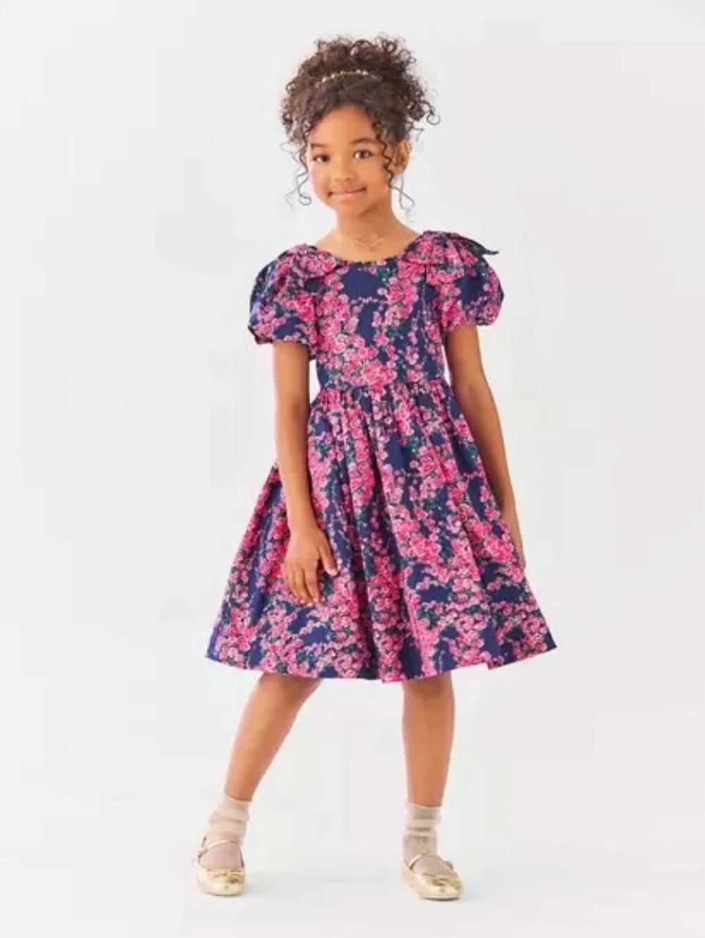 American Girl x Janie and Jack Rosy Party Dress